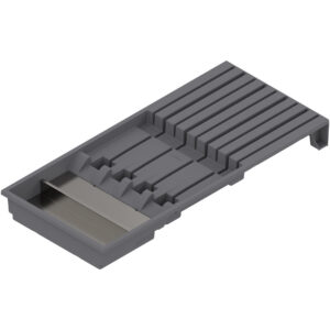 Wkład na noże AMBIA-LINE do Legrabox i Merivobox - antracyt / 18.7x40.9 cm