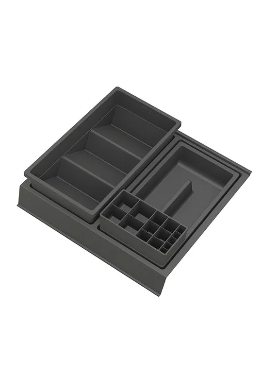 ONDA Line - organizer na kosmetyki, duży/ gł.450/ 308x422x90/ antracyt