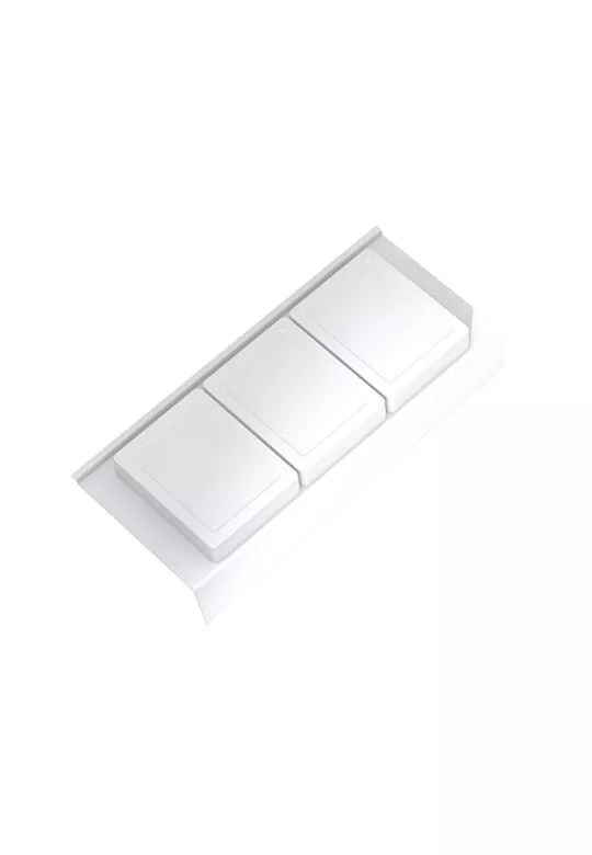ONDA Line - organizer z pokrywkami, mały/ gł.350/ 146x322x69/ biały