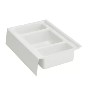 ONDA Line - trzykomorowy set łazienkowy/ gł.350/ 236x322x84/ biały