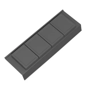 ONDA Line - organizer z pokrywkami, duży/ gł.450/ 146x422x69/ antracyt