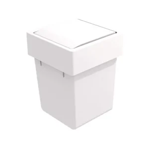 ONDA Line - pojemnik 5l z uchylną pokrywką/ 174x174x232/ biały