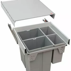 PULLBOY Z 600/ wys. 550/ 2x29+2x8 z prowadnicami Antaro zestaw pojemników z szufladą Blum Antaro