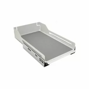EXTENDO Libell 300 z prowadnicami/ biała wysuwana półka + listwa dystansowa