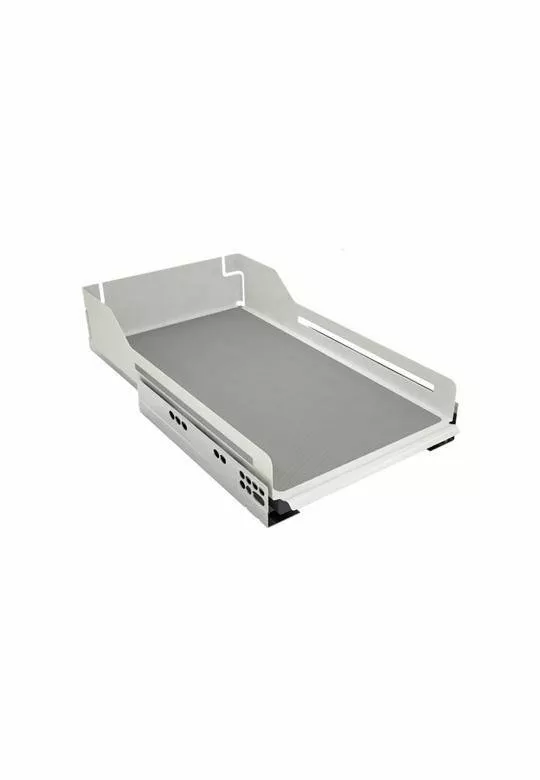EXTENDO Libell 300 z prowadnicami/ biała wysuwana półka