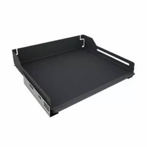 EXTENDO Libell 400 z prowadnicami/ antracyt wysuwana półka + listwa dystansowa