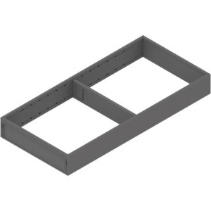 Ramki do szuflady AMBIA-LINE do Legrabox i Merivobox - antracyt / 20x45 cm