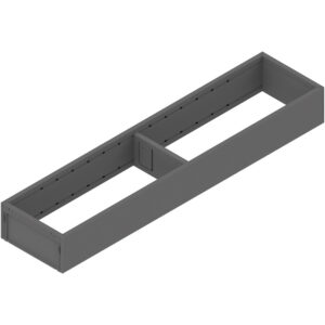 Ramki do szuflady AMBIA-LINE do Legrabox i Merivobox - antracyt / 10x45 cm