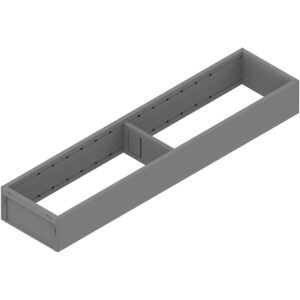 Ramki do szuflady AMBIA-LINE do Legrabox i Merivobox - szary / 10x45 cm