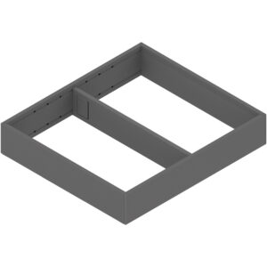 Ramki do szuflady AMBIA-LINE do Legrabox i Merivobox - antracyt / 24.2x27 cm