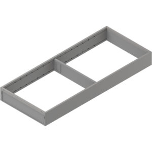 Ramki do szuflady AMBIA-LINE do Legrabox i Merivobox - szary / 20x50 cm