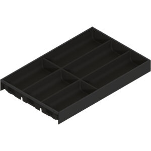 Wkład na sztućce AMBIA-LINE do Legrabox i Merivobox - czarny / 30x50 cm