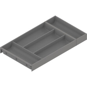 Wkład na sztućce AMBIA-LINE do Legrabox i Merivobox - szary indium / 30x55 cm