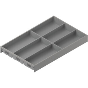 Wkład na sztućce AMBIA-LINE do Legrabox i Merivobox - szary indium / 30x50 cm
