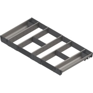 Wkład na sztućce robocze ORGA-LINE do Tandembox - inox / 90x45 cm