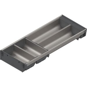 Wkład na sztućce ORGA-LINE do Tandembox - inox / 19.2x50 cm