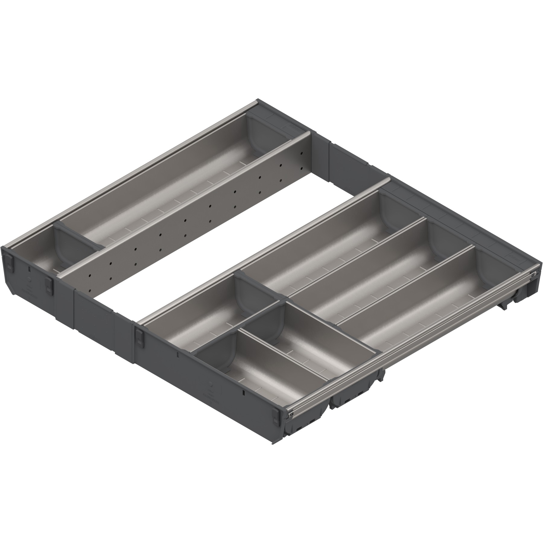 Wkład na sztućce ORGA-LINE do Tandembox - inox / 60x50 cm