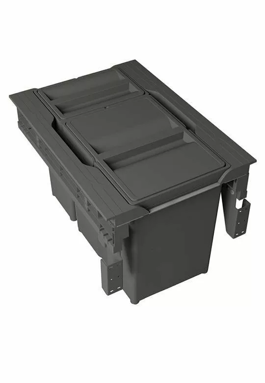 Kosz na śmieci CONCEPT 400/ wys. 331/ 8+17/ antracyt